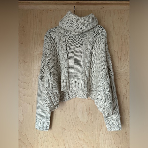 Lovestitch cream turtleneck sweater